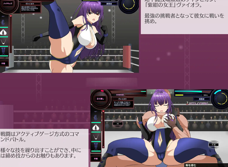 图片[2]-【互动SLG/擂台格斗/强X/全动态/PC】斗技女王薇奥拉（闘技女王ヴァイオラ）V1.0 机翻汉化【3.10G/新作】-柠檬ACG