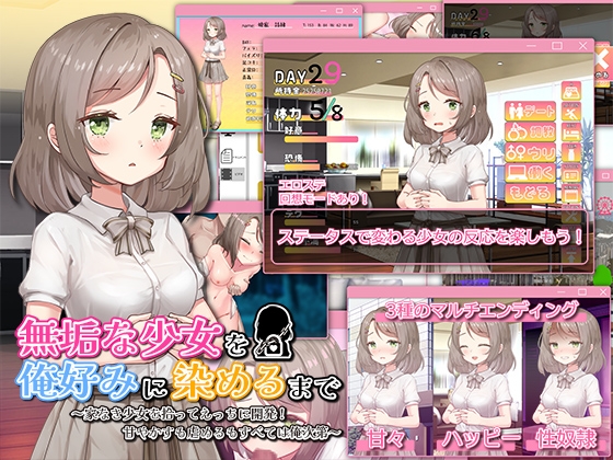【日式SLG/互动养成/援交露出/PC】将纯真少女调教成我喜欢的模样～收留无家可归的少女并进行情色开发！宠爱还是欺凌全凭我的喜好～   AI汉化版 [PC]-柠檬ACG